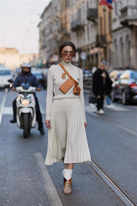 milan fashion week street style fendi leather skirt|milan fashion week fashion.